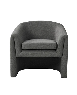 Hulala Home Silvan Modern Armchair with Storable Ottoman