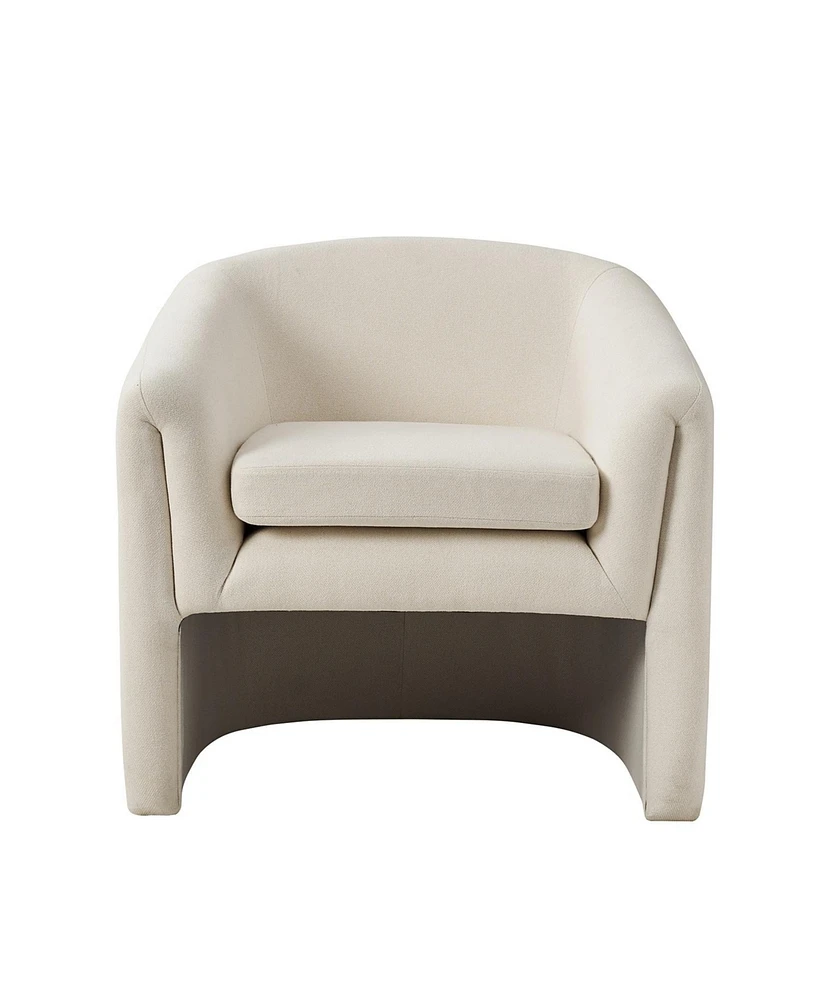 Hulala Home Silvan Modern Armchair with Storable Ottoman
