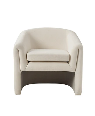 Hulala Home Silvan Modern Armchair with Storable Ottoman