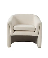 Hulala Home Silvan Modern Armchair with Storable Ottoman