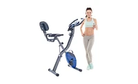 Slickblue Folding Exercise Bike Upright and Recumbent X-Bike for Versatile Home Fitness Workouts