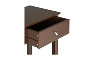 Slickblue Two-layer Bedside Table Coffee Table with Drawer Coffee