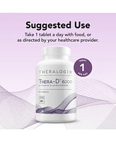 Theralogix Thera-d 6000 Vitamin D Supplement - 6,000 Iu (150 mcg) Vitamin D3 - 90-Day Supply - Immune Support Supplement for Women & Men