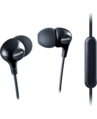 Philips Wired Headphones - High-Fidelity Sound, Noise-Isolating Tips, Comfortable Fit, In-Line Mic & Controls, 3.5 mm Cable