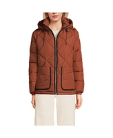 Lands' End Women's FeatherFree Insulated Diamond Quilted Jacket