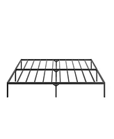 Slickblue Sturdy Metal Platform Bed Frame No Box Spring Needed for Convenient Sleep Solutions