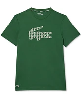 Lacoste Men's Short Sleeve Logo Graphic Crewneck T-Shirt 