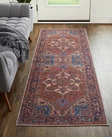 Feizy Rawlins 39HHF 2'7"x8' Runner Area Rug