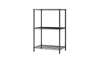 Slickblue 3-Layer Plastic Coated Iron Shelf for Durable Storage and Organization