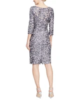 Alex Evenings Women's Sequined Sheath Dress