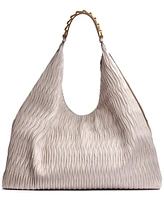 Donna Karan Bellmore Extra Large Hobo with Gold Bezel Strap