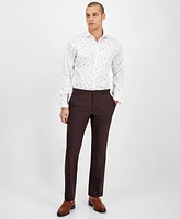 Bar Iii Men's Slim Fit Long Sleeve Button-Front Sami Floral Print Shirt, Exclusively at Macy's