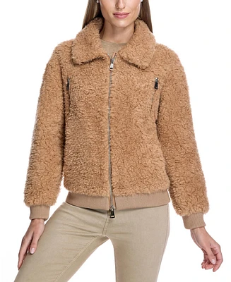 Julia & Stella by Maximilian Women's Sherpa Jacket