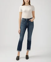 Silver Jeans Co. Women's Beau High Rise Slim Leg Luxe Stretch