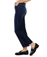 Liverpool Los Angeles Women's Hannah High-Rise Cropped Flare Jeans