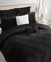 Juicy Couture Kiss Pleat Plush -Pc. Comforter Set