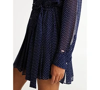 Tommy Jeans Women's Star Print Mini Shirt Dress