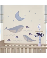 Lambs & Ivy Bubbles & Squirt Aquatic Under Sea Whale/Fish Wall Decals/Stickers