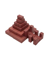 Kaplan Early Learning Jumbo Brick Blocks - 40 Pieces