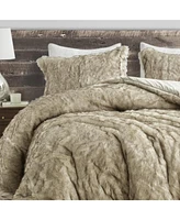 Coma Inducer Oversized King Comforter - Arctic Bear - Tundra Brown