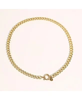 18K Gold Plated Lisa Cuban Chain Necklace - Gold