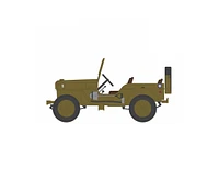 Greenlight Collectibles 1/64 1942 Willys Mb Jeep, British Army Command Car Battalion 64