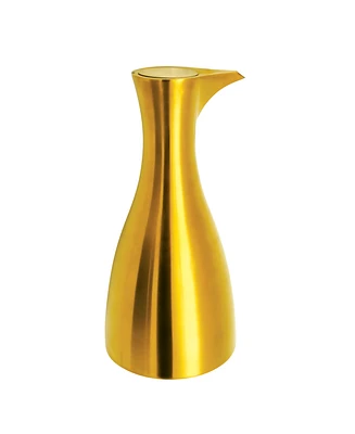 Olipac Stainless Steel 500 ml Olive Oil Cruet, Satin Gold Finish