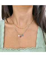 The Lovery Pink Pearl Butterfly Charm 14K Gold 11 millimeters