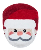 Vcny Home Santa Holiday 2-Pc. Bath Rug Set