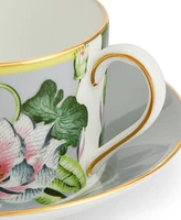 Wedgwood Waterlily Teacup and Saucer Set, 2 Piece