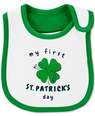 Carter's Baby First St. Patrick's Day Printed Cotton Bib