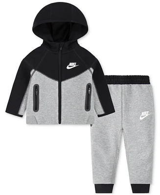 Nike Baby Tech Fleece Full-Zip Jacket & Jogger Pants, 2 Piece Set