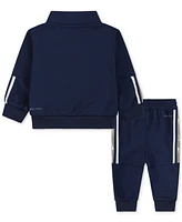 Nike Baby Swoosh-Trim Jacket & Pants, 2 Piece Set