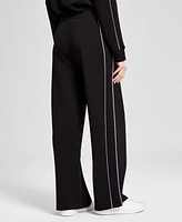 And Now This Women's Contrast-Tipped Sweatpants, Exclusively at Macy's