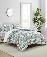 Sunham Jasmine Floral-Print 3-Pc. Comforter Sets