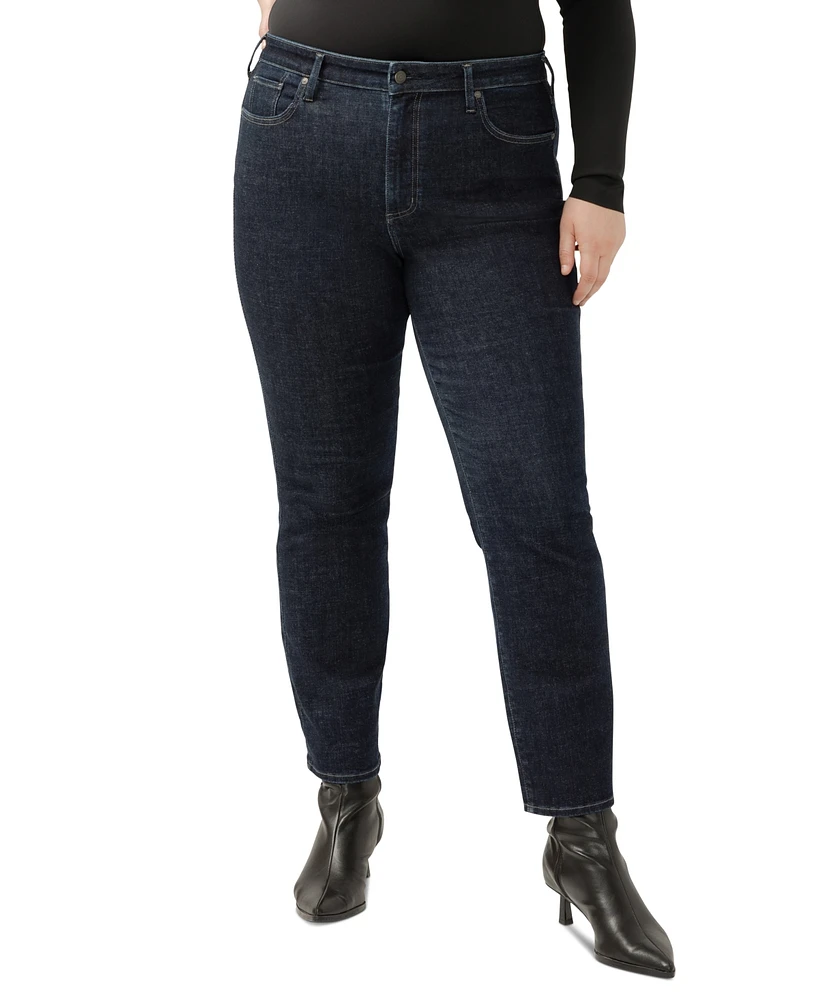 Silver Jeans Co. Plus Isbister High-Rise Straight-Leg