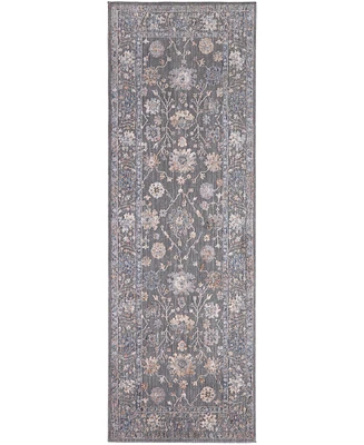 Feizy Thackery 39D2F 2'7''x7'10'' Runner Area Rug