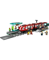 Lego City Downtown Streetcar and Station Toy Set 60423