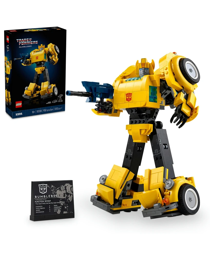 Lego Icons Transformers Bumblebee Set 10338