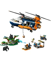 Lego City Jungle Explorer Helicopter at Base Camp Set 60437