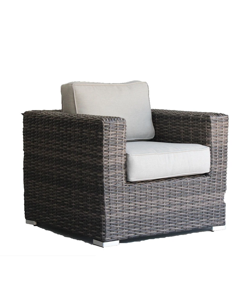 Mondawe Fully Assembled Patio Chair with Cushions (Set of 2)