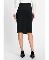 Olsen Women's Faux Wrap Knit Skirt