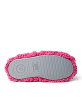 Dearfoams Kids Skye Fuzzy Closed Back House Slipper