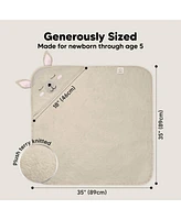 KeaBabies Cuddle Baby Hooded Towel, Organic Bath Towels, Beach Towel for Newborn
