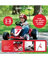 Radio Flyer 941HZ Battery-Powered Adjustable Kids Ultimate Outdoor Go-Kart, Red