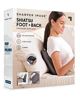 Sharper Image Shiatsu Foot and Back Massager with Heat