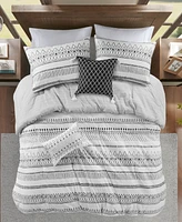 Madison Park Fraser Seersucker 5-Pc. Comforter Set
