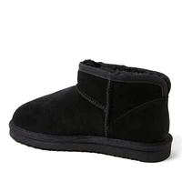 Fireside by Dearfoams Women's Riverland Genuine Shearling Micro Bootie