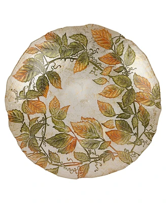 Vietri Autunno Glass Large Serving Bowl