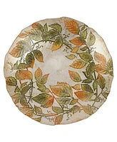 Vietri Autunno Glass Large Serving Bowl